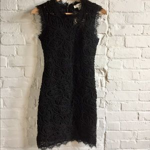 Black lace mini dress!